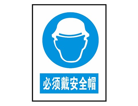 必須戴安全帽